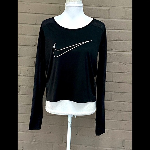 Nike Tops - Nike  Dri fit black crop top M